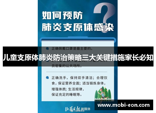 儿童支原体肺炎防治策略三大关键措施家长必知